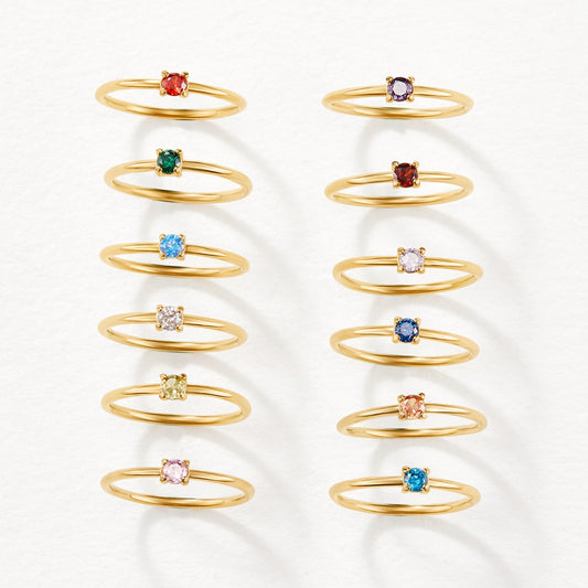 Birthstone Rings Maya Henry Jewelry