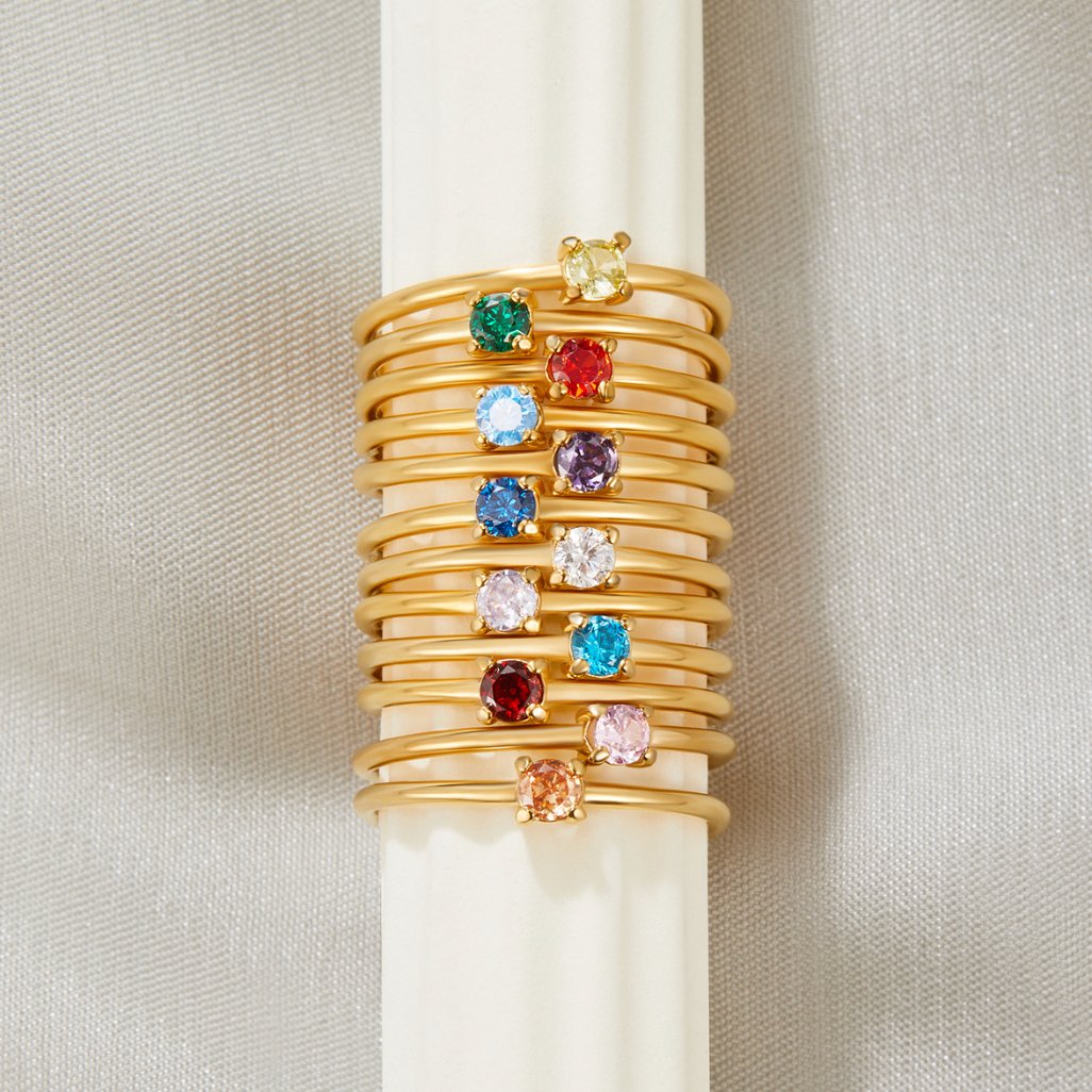 Birthstone Rings Maya Henry Jewelry