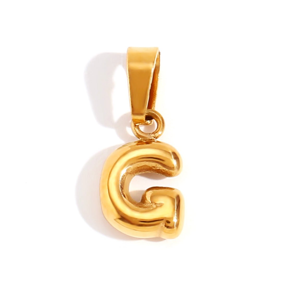 Sophisticated Bubble Letter Necklace Maya Henry Jewelry