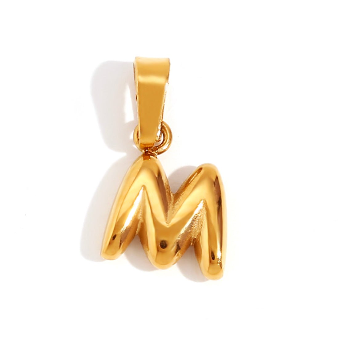 Sophisticated Bubble Letter Necklace Maya Henry Jewelry