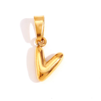 Sophisticated Bubble Letter Necklace Maya Henry Jewelry