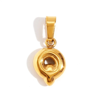 Sophisticated Bubble Letter Necklace Maya Henry Jewelry