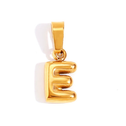 Sophisticated Bubble Letter Necklace Maya Henry Jewelry