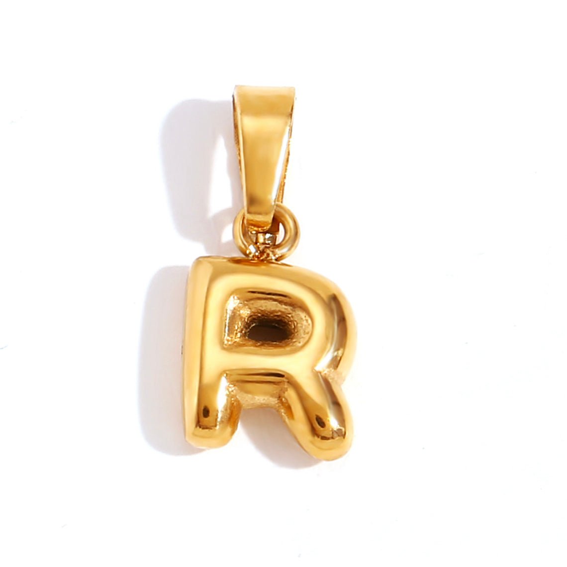 Sophisticated Bubble Letter Necklace Maya Henry Jewelry