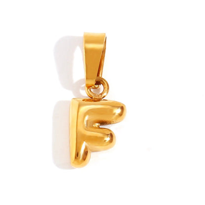 Sophisticated Bubble Letter Necklace Maya Henry Jewelry