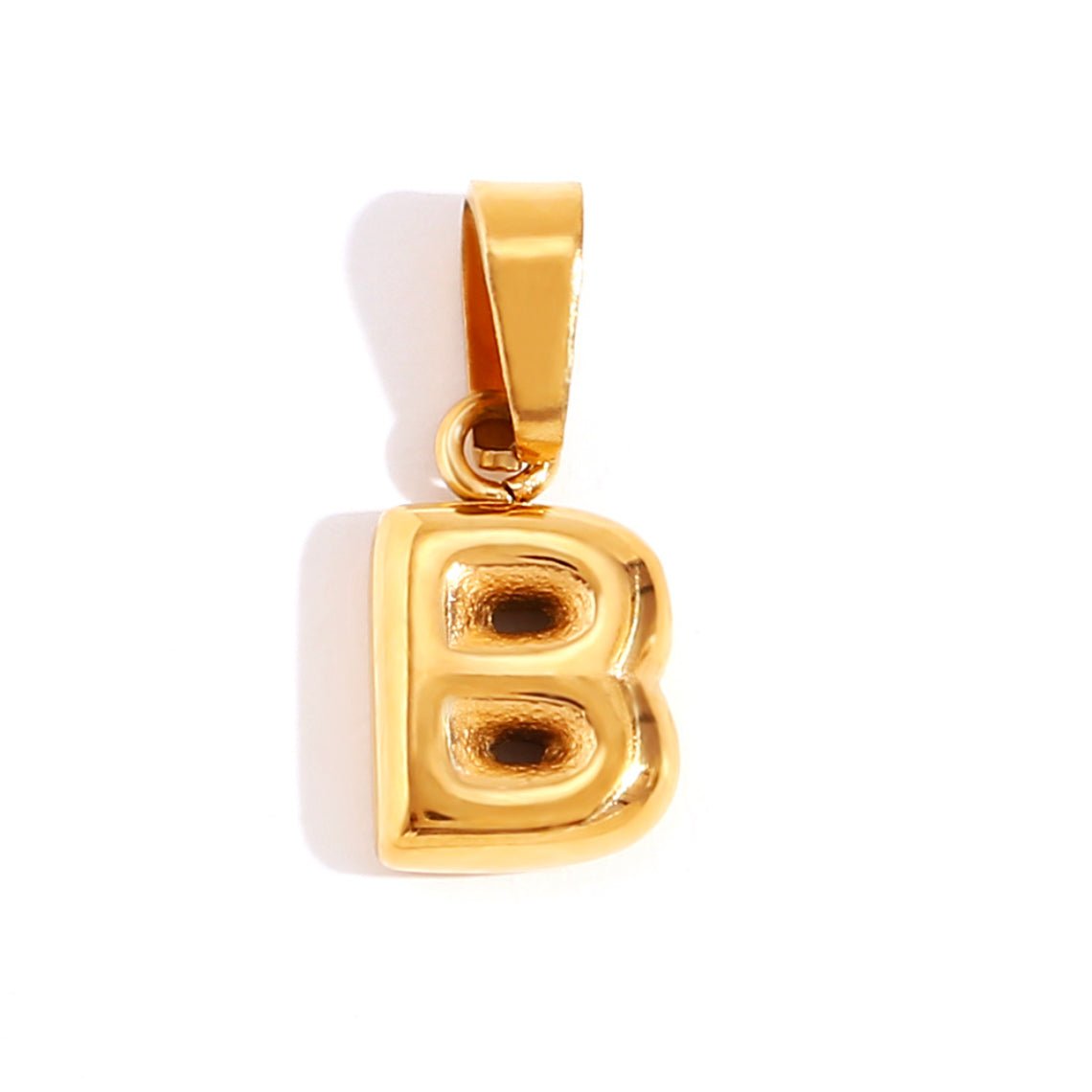 Sophisticated Bubble Letter Necklace Maya Henry Jewelry