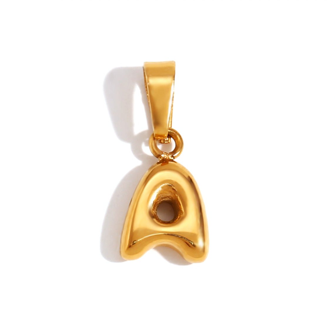 Sophisticated Bubble Letter Necklace Maya Henry Jewelry