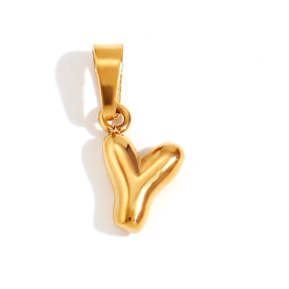 Sophisticated Bubble Letter Necklace Maya Henry Jewelry
