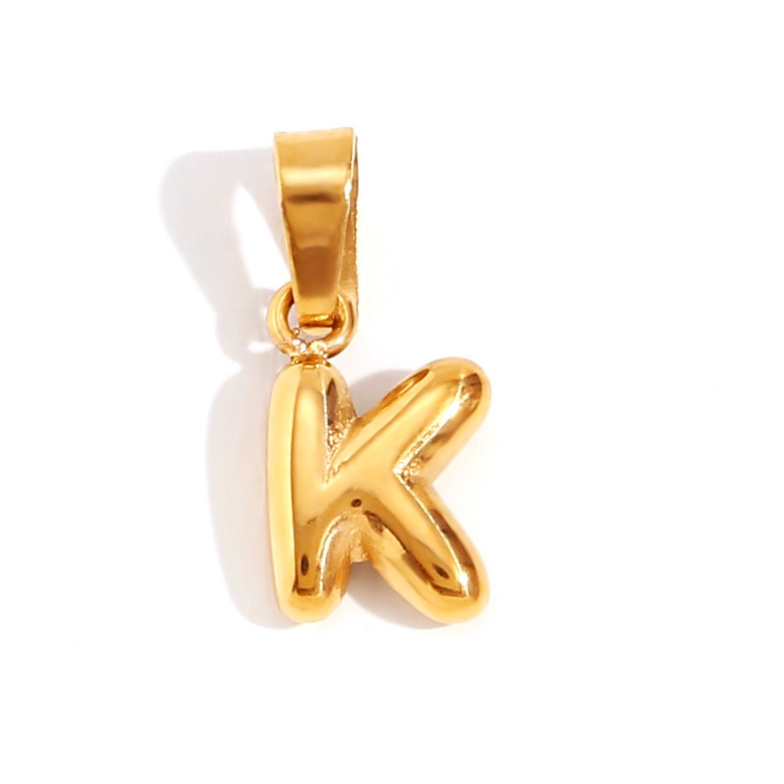 Sophisticated Bubble Letter Necklace Maya Henry Jewelry