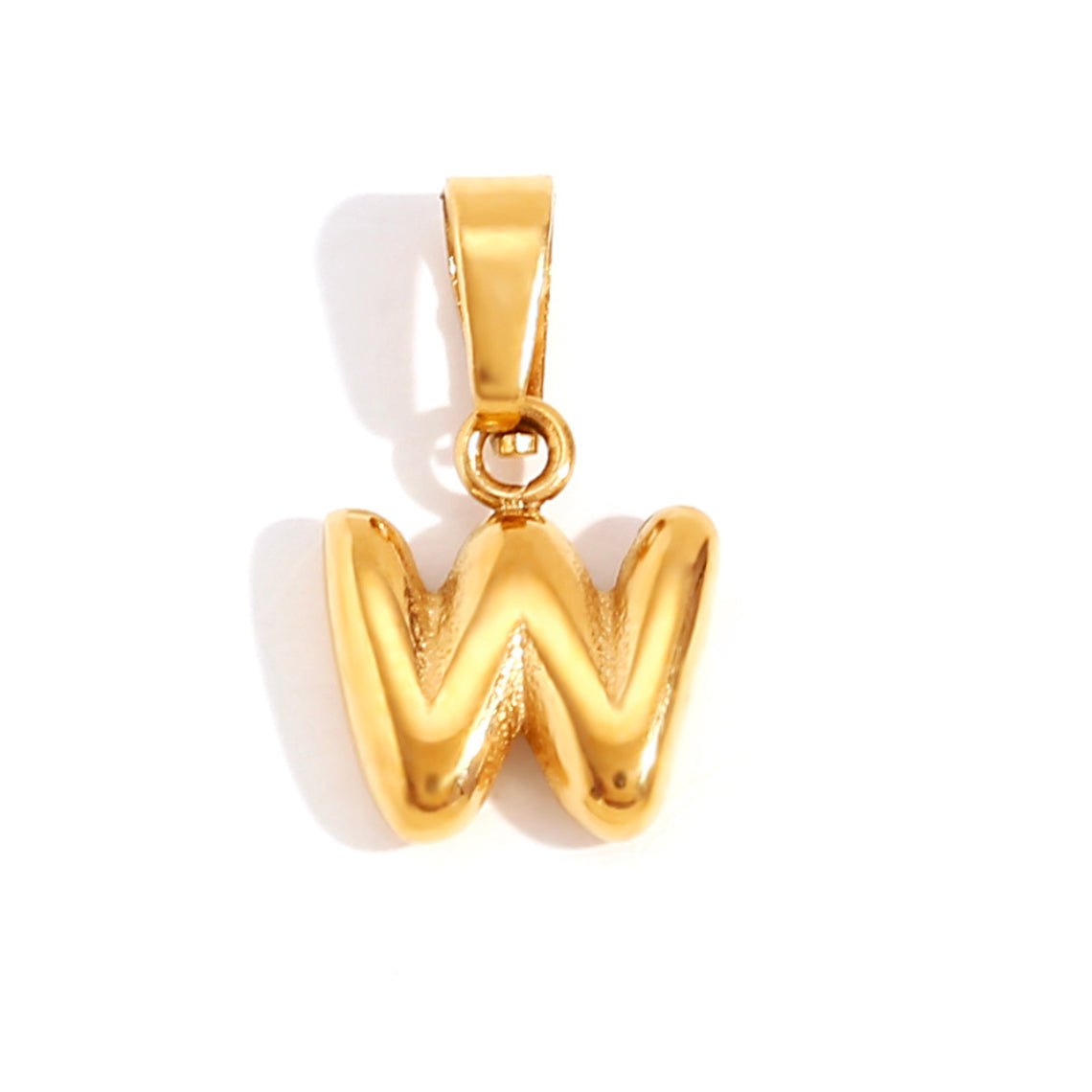 Sophisticated Bubble Letter Necklace Maya Henry Jewelry