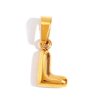 Sophisticated Bubble Letter Necklace Maya Henry Jewelry