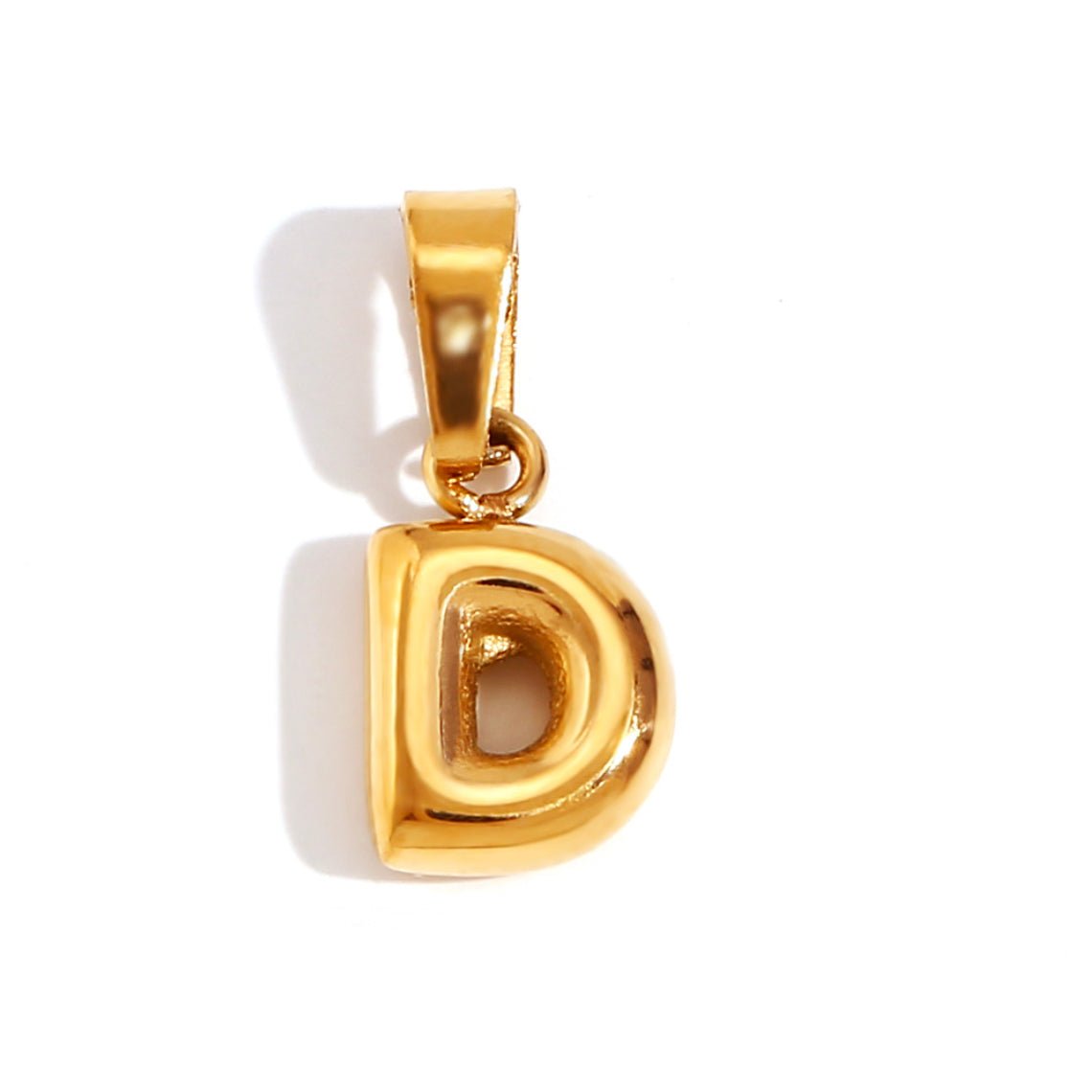 Sophisticated Bubble Letter Necklace Maya Henry Jewelry
