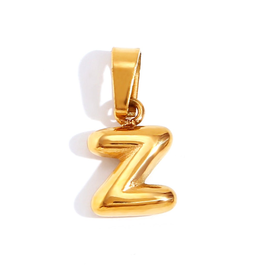 Sophisticated Bubble Letter Necklace Maya Henry Jewelry