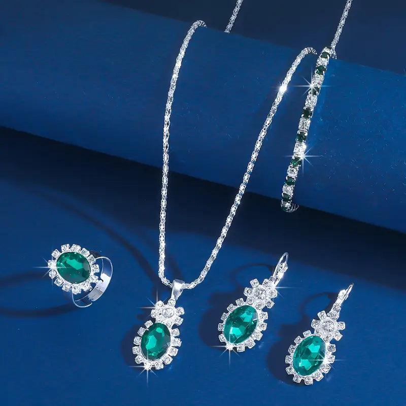 Seloria Grevalyn Jewelry Set | White Gold Maya Henry Jewelry