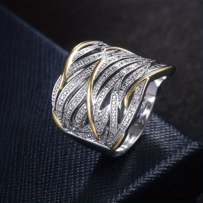 Elegant Multilayer Twisted Ring Maya Henry Jewelry