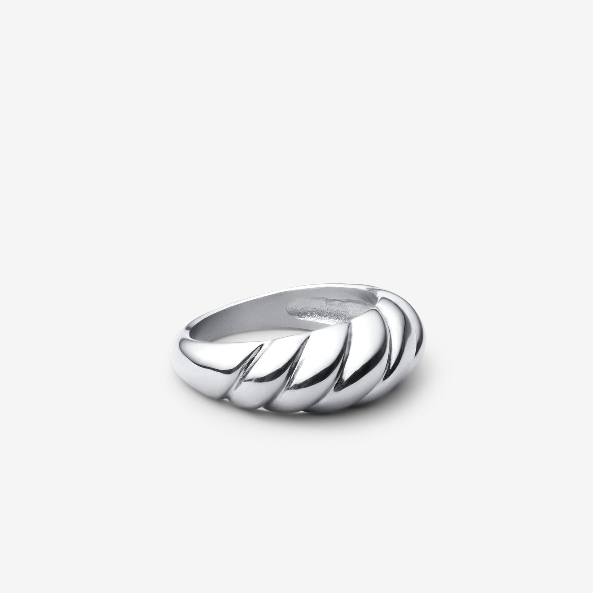 Croissant Ring | White Gold Maya Henry Jewelry
