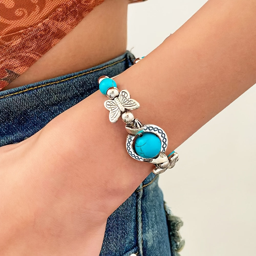 Oasis Butterfly Drift Bracelet | White Gold Maya Henry Jewelry