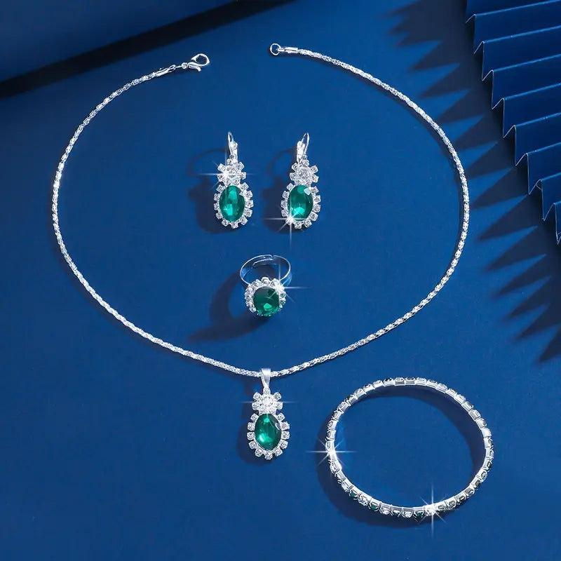 Seloria Grevalyn Jewelry Set | White Gold Maya Henry Jewelry