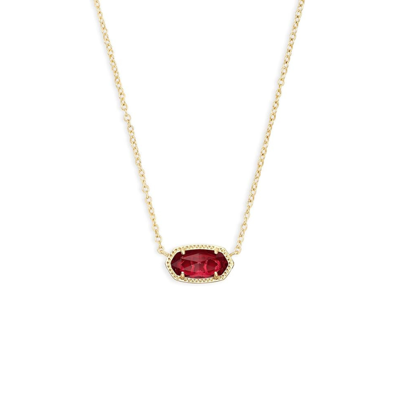 Classic Oval Ruby Necklace | Gold Maya Henry Jewelry