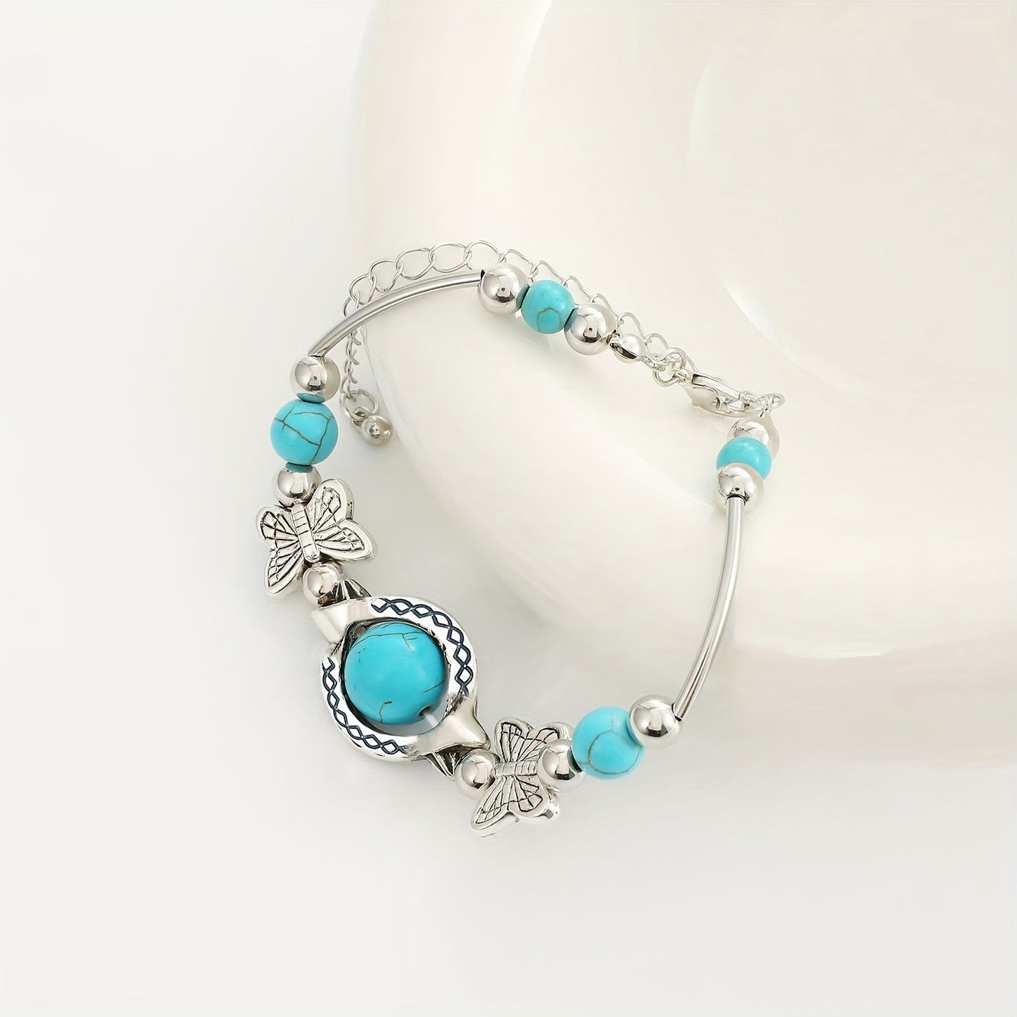 Oasis Butterfly Drift Bracelet | White Gold Maya Henry Jewelry