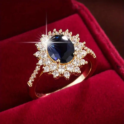 Vionne Saphirae Ring | Gold Maya Henry Jewelry
