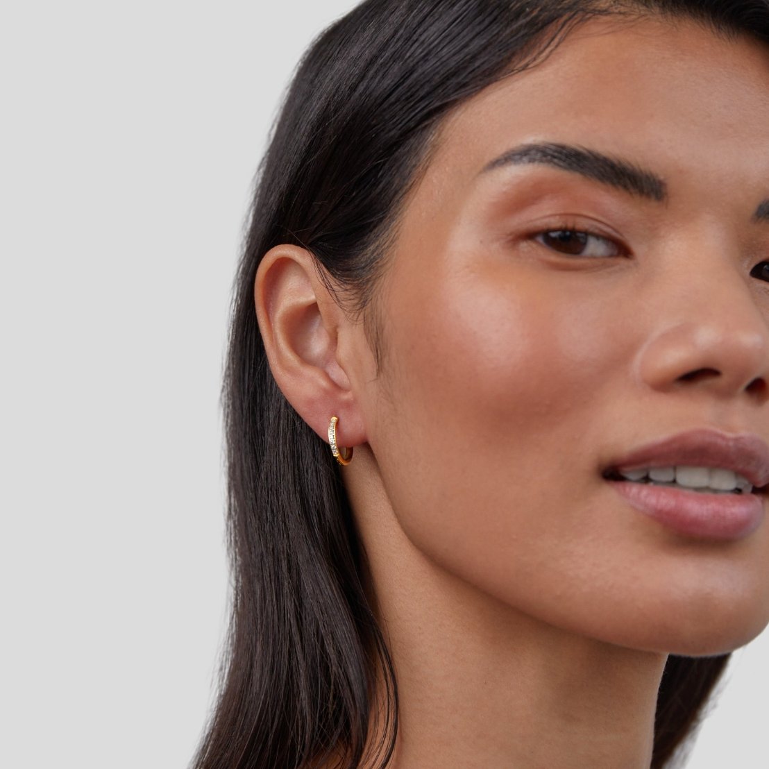 Eternity Hoop Earrings Maya Henry Jewelry