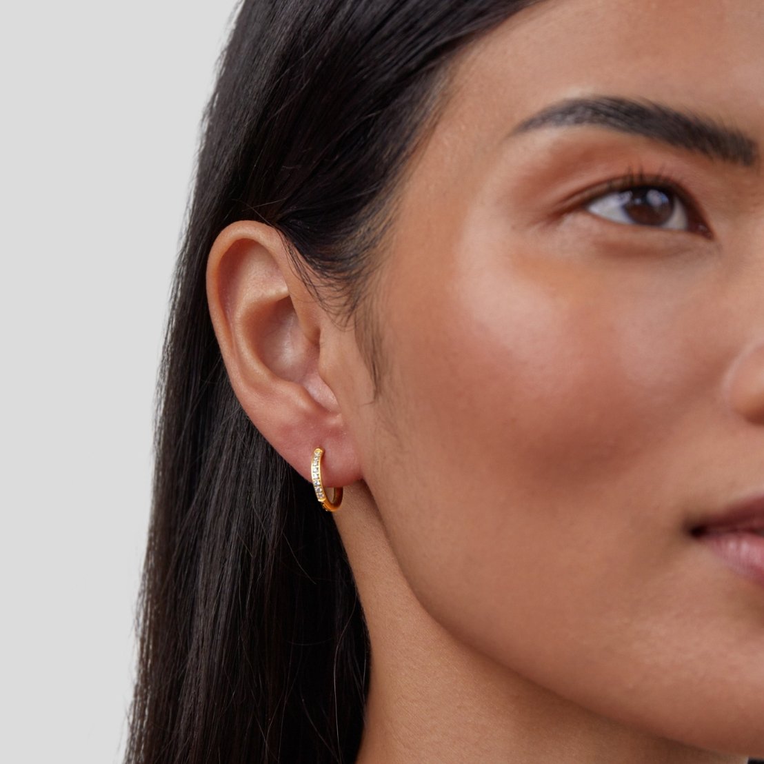 Eternity Hoop Earrings Maya Henry Jewelry