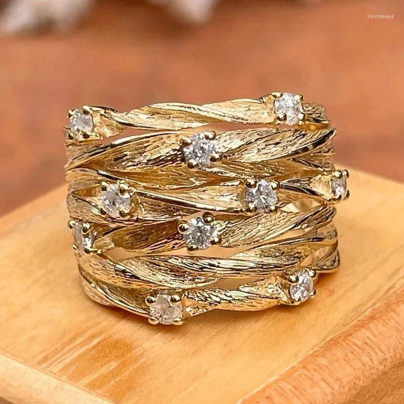 Vintage Gold Boho Ring Maya Henry Jewelry