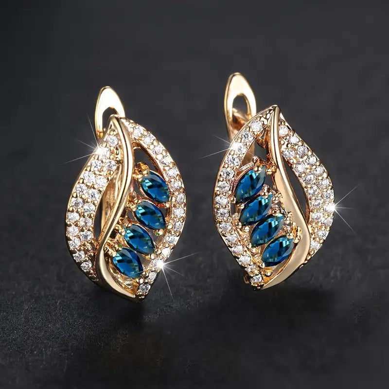 Isola Caelurelle Earrings | Gold Maya Henry Jewelry