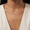 Forever Love & Letter Silver Necklace Maya Henry Jewelry