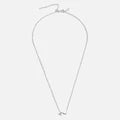 Forever Love & Letter Silver Necklace Maya Henry Jewelry