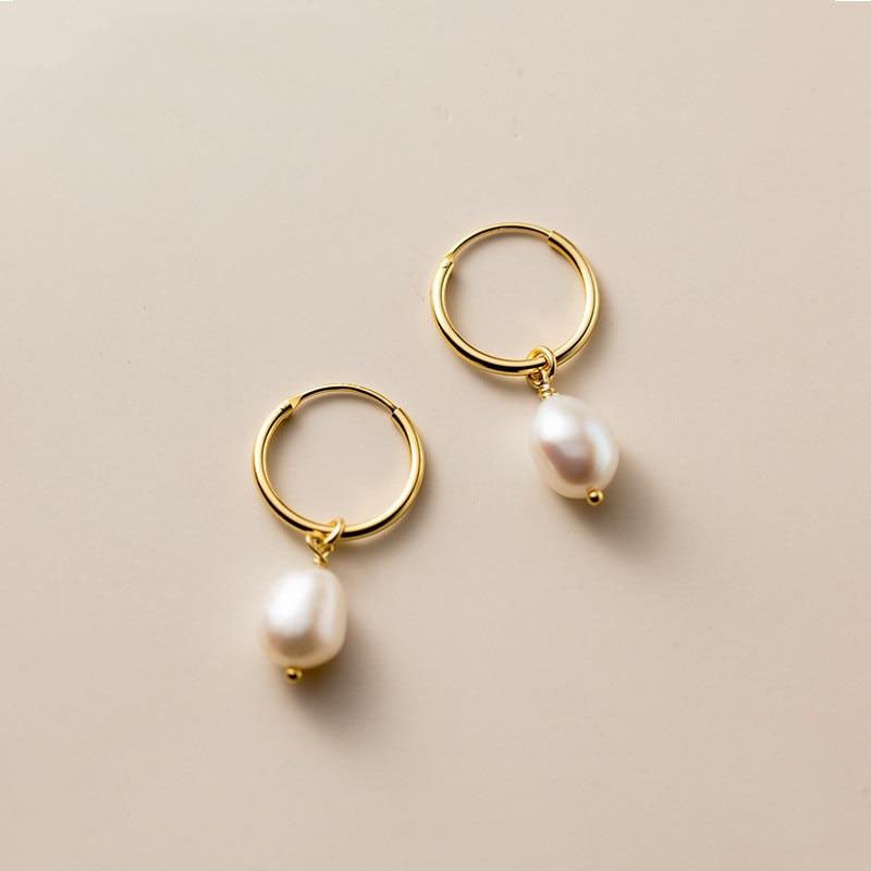 Bella Freshwater Pearl Earrings Maya Henry Jewelry