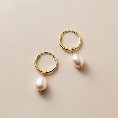 Bella Freshwater Pearl Earrings Maya Henry Jewelry