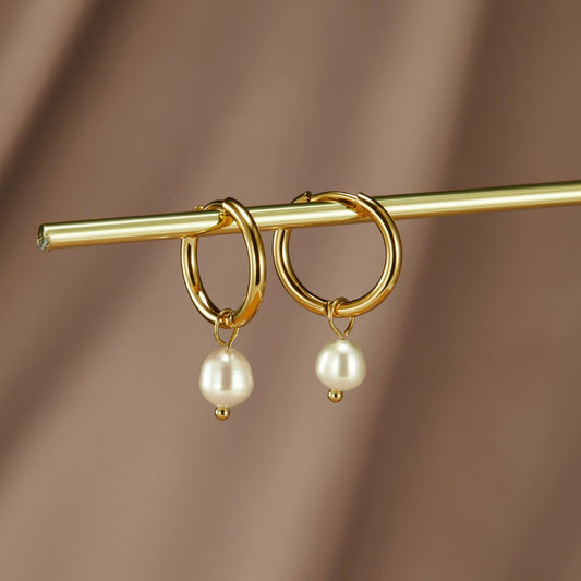 Bella Freshwater Pearl Earrings Maya Henry Jewelry