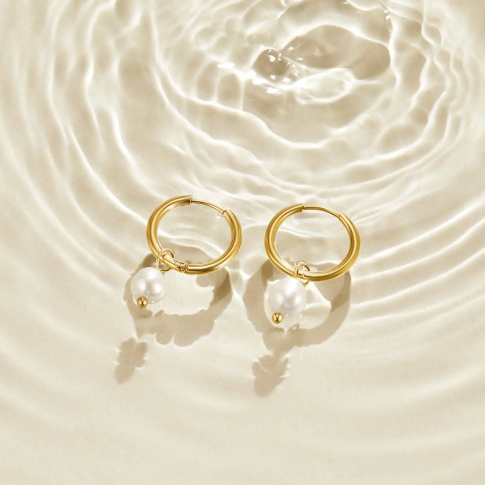 Bella Freshwater Pearl Earrings Maya Henry Jewelry