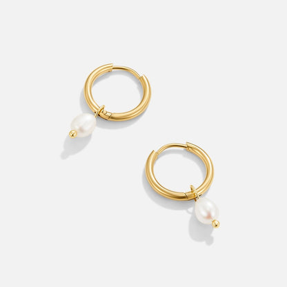 Bella Freshwater Pearl Earrings Maya Henry Jewelry