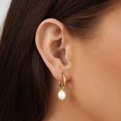 Bella Freshwater Pearl Earrings Maya Henry Jewelry
