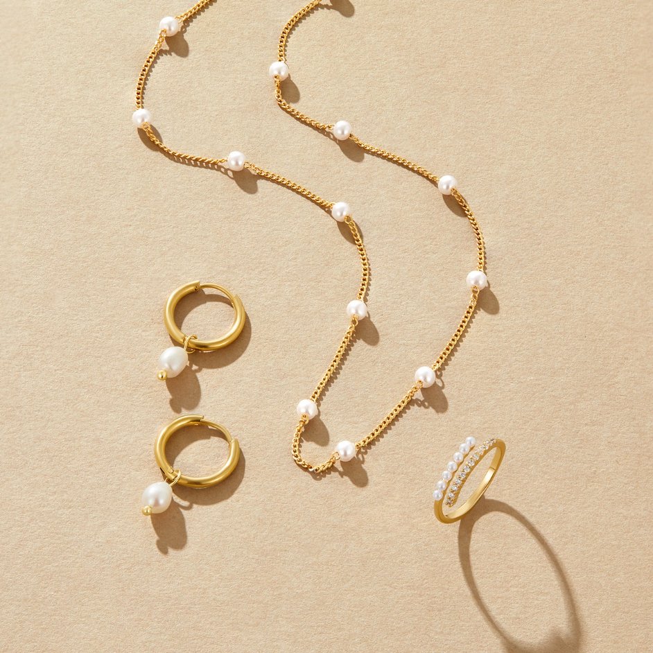 Bella Freshwater Pearl Earrings Maya Henry Jewelry