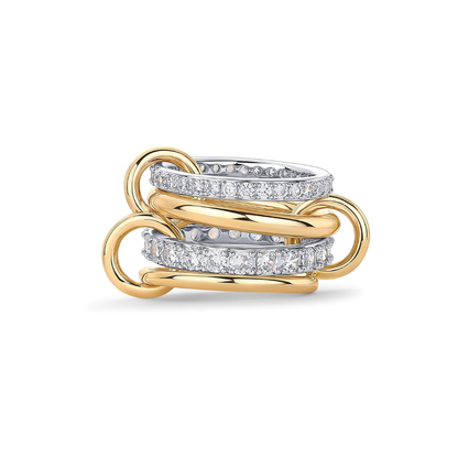 Interlock Stack Rings | Gold Maya Henry Jewelry