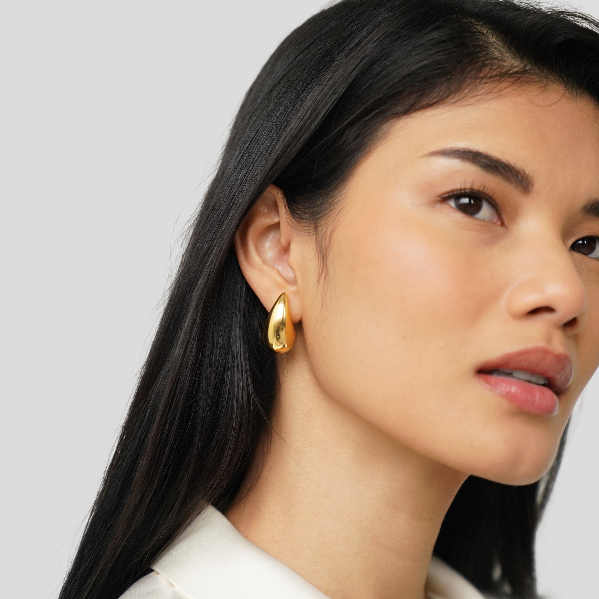 Ame Gold Teardrop Earrings Maya Henry Jewelry