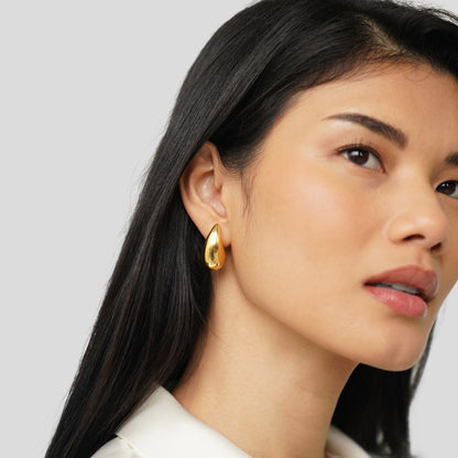 Ame Gold Teardrop Earrings Maya Henry Jewelry