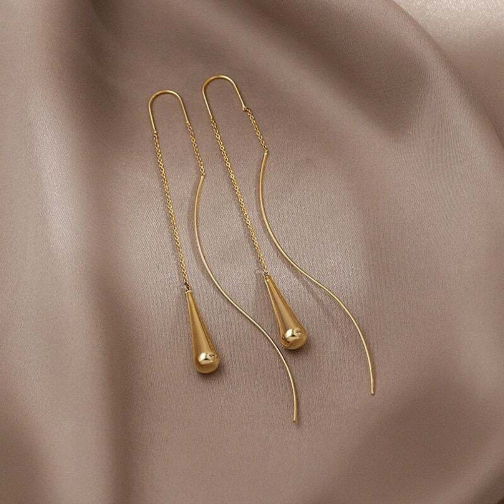 Teardrop Tassel Earrings Maya Henry Jewelry