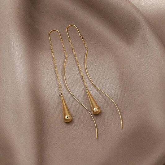 Teardrop Tassel Earrings Maya Henry Jewelry