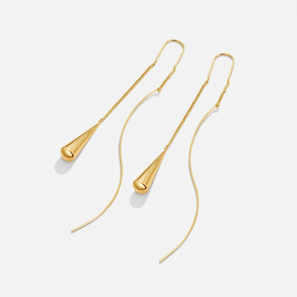 Teardrop Tassel Earrings Maya Henry Jewelry