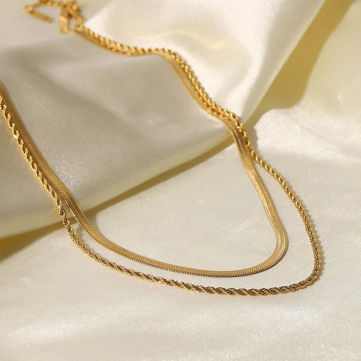 Juliana Solvia Necklace | Gold Maya Henry Jewelry