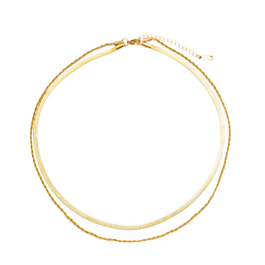 Juliana Solvia Necklace | Gold Maya Henry Jewelry