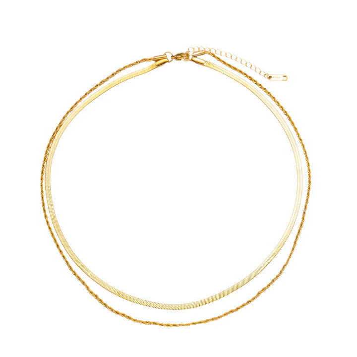 Juliana Solvia Necklace | Gold Maya Henry Jewelry