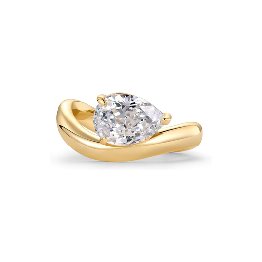 Wavy Promise Ring | Gold Maya Henry Jewelry