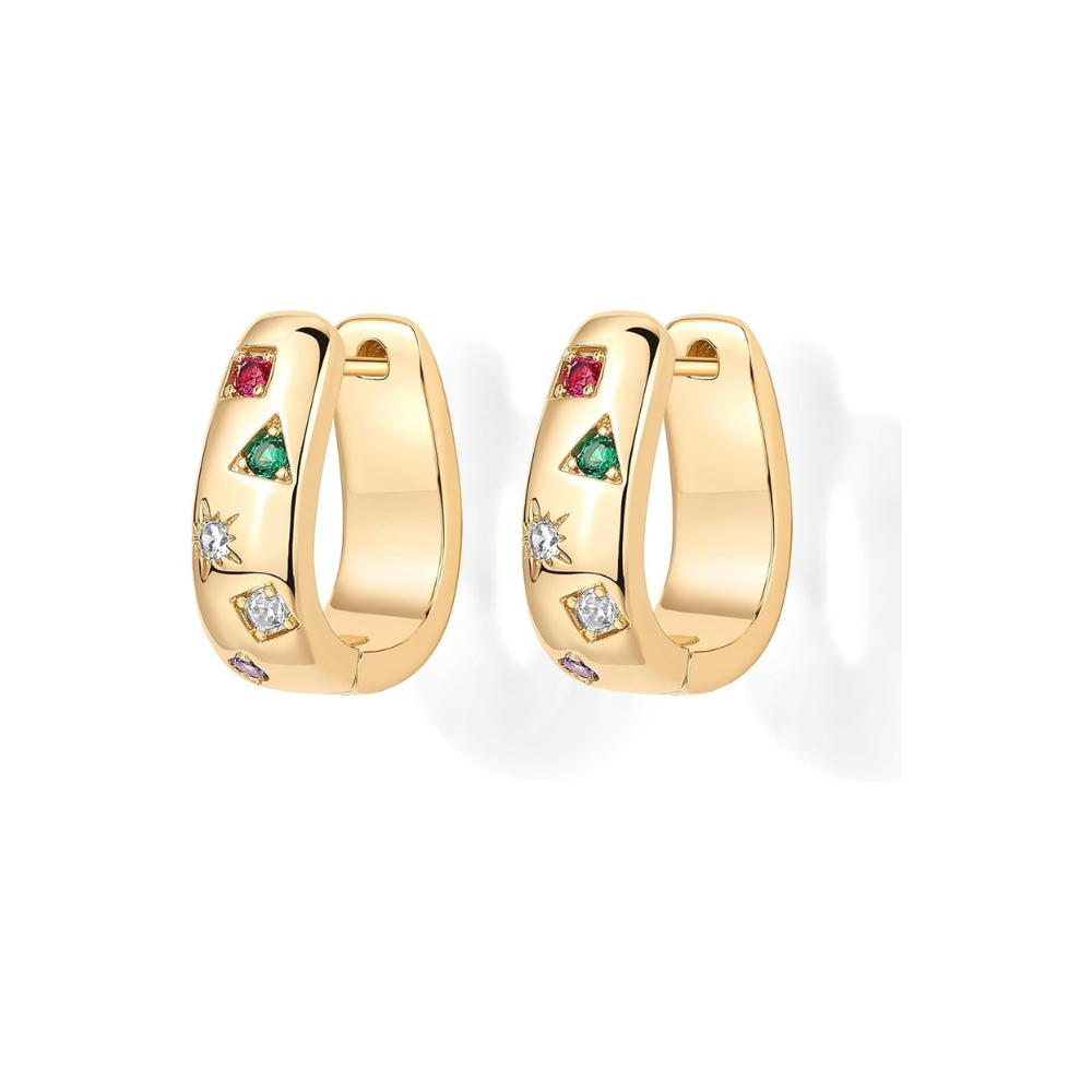 Colorwave Hoops | Gold Maya Henry Jewelry