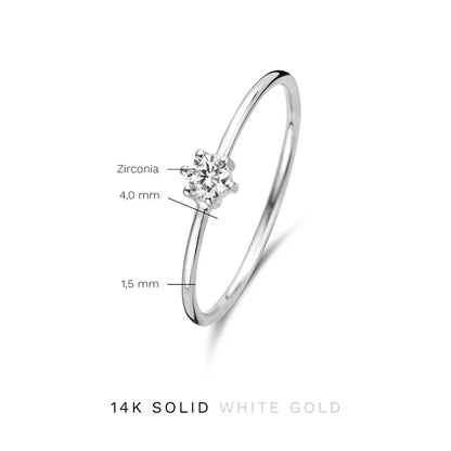 Abella Maris Ring | White Gold Maya Henry Jewelry